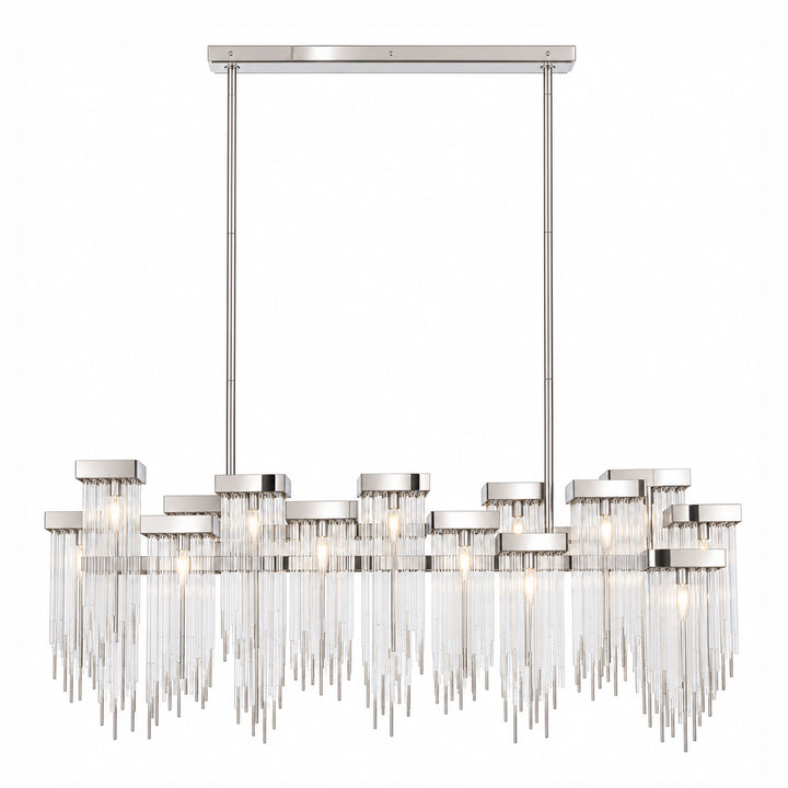 Waterfall Cityscape Chandelier by Zeev - view 39