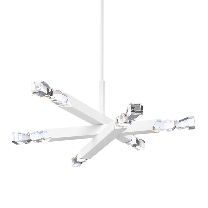 Mamadim Crystal Chandelier in Matte White by Zeev