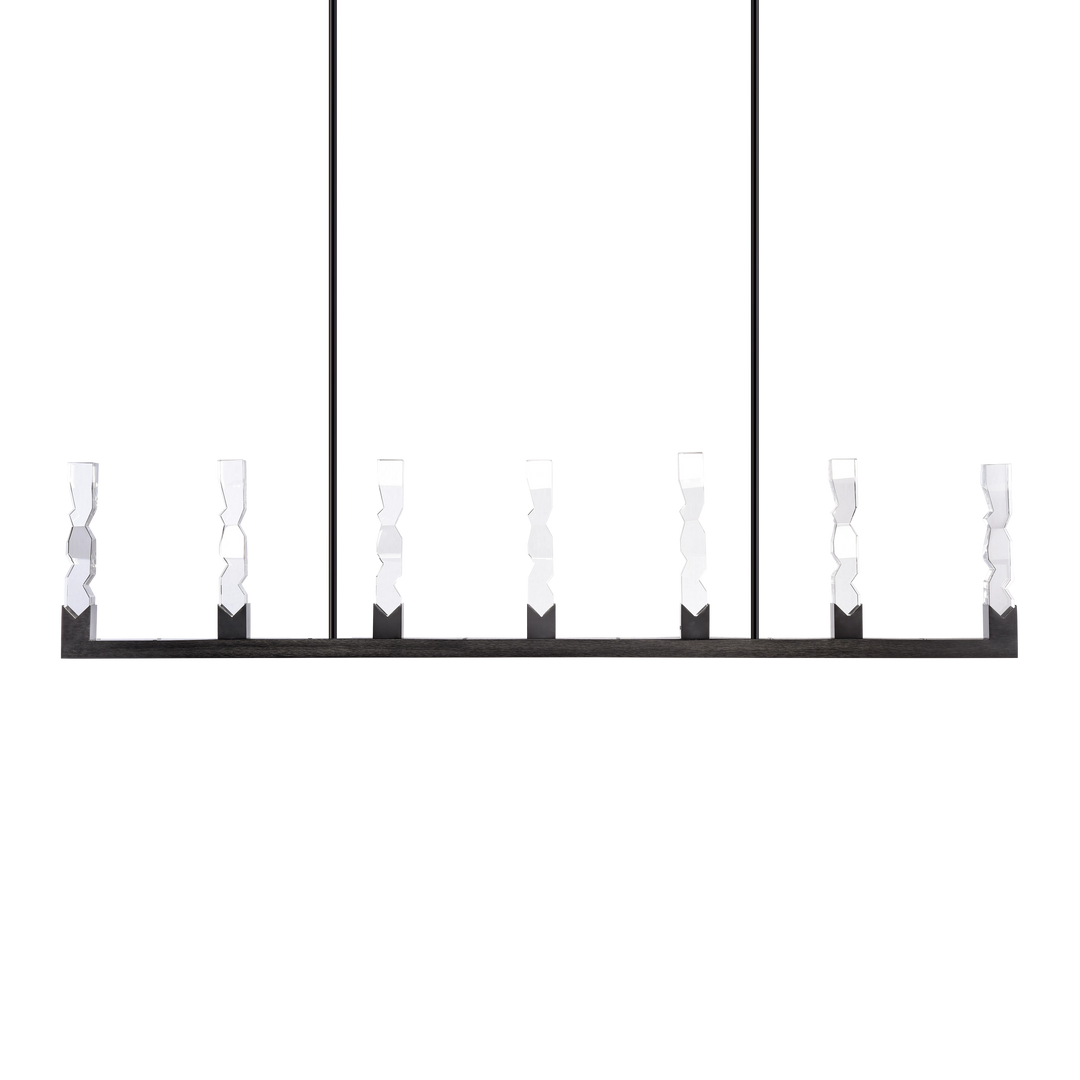 Mamadim Crystal Linear in Satin Brushed Black by Zeev