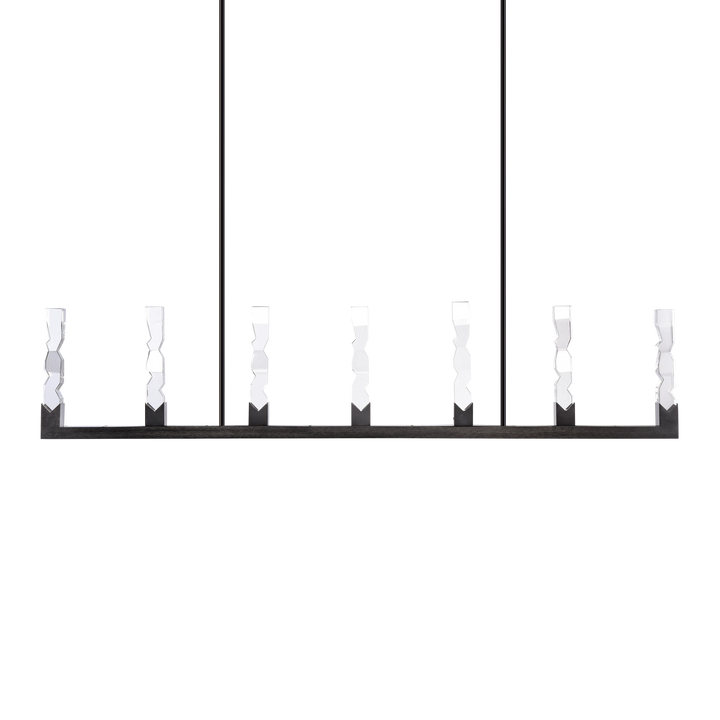 Mamadim Crystal Linear in Satin Brushed Black by Zeev