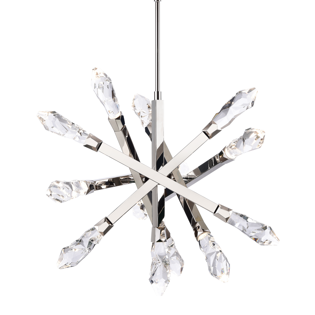 Angelus Crystal Sputnik in Polished Nickel by Zeev