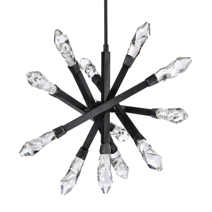 Angelus Crystal Sputnik in Satin Brushed Black by Zeev