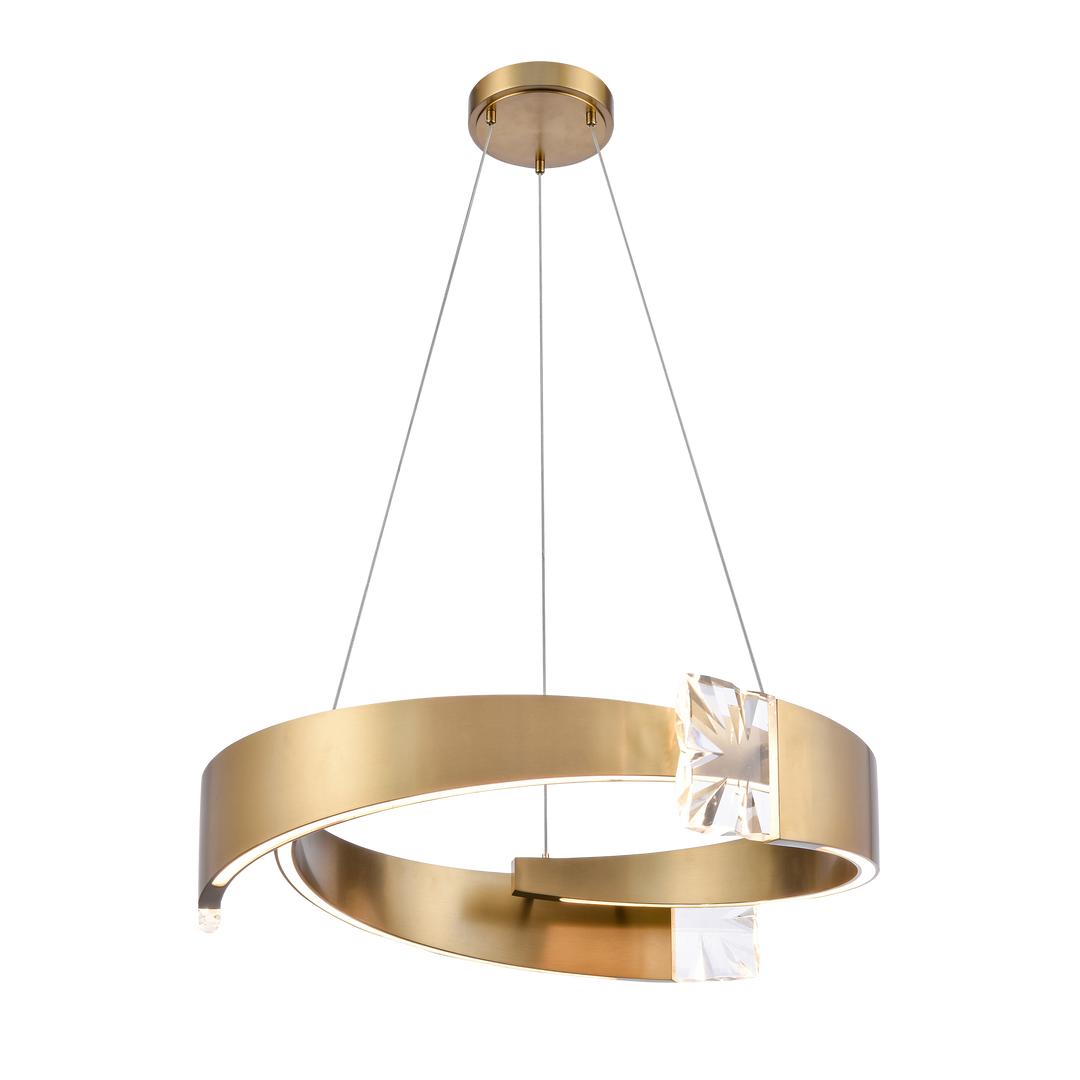 Arcus Segmental Crystal Chandelier by Zeev - view 3