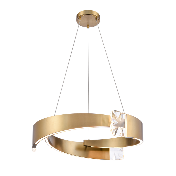 Arcus Segmental Crystal Chandelier by Zeev - view 3