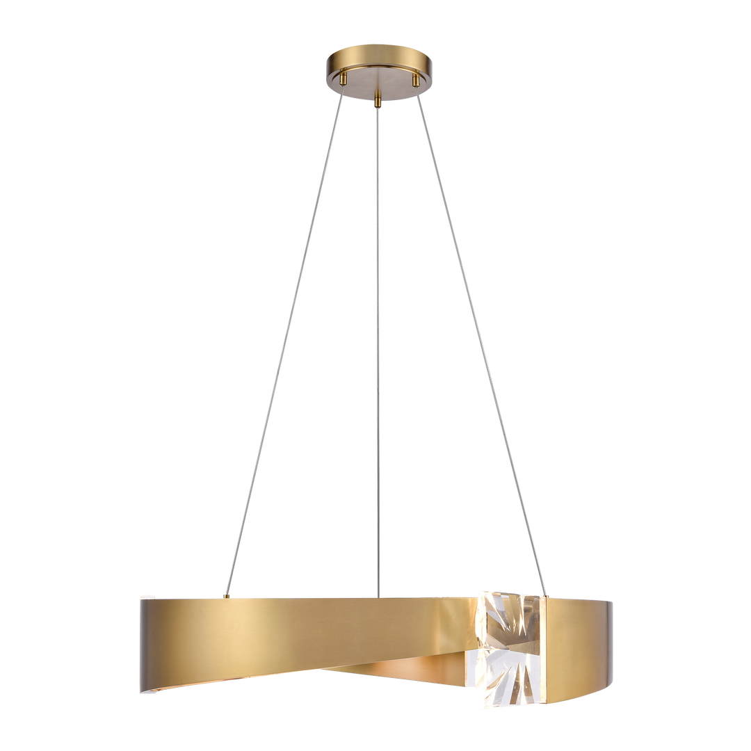 Arcus Segmental Crystal Chandelier by Zeev - view 4