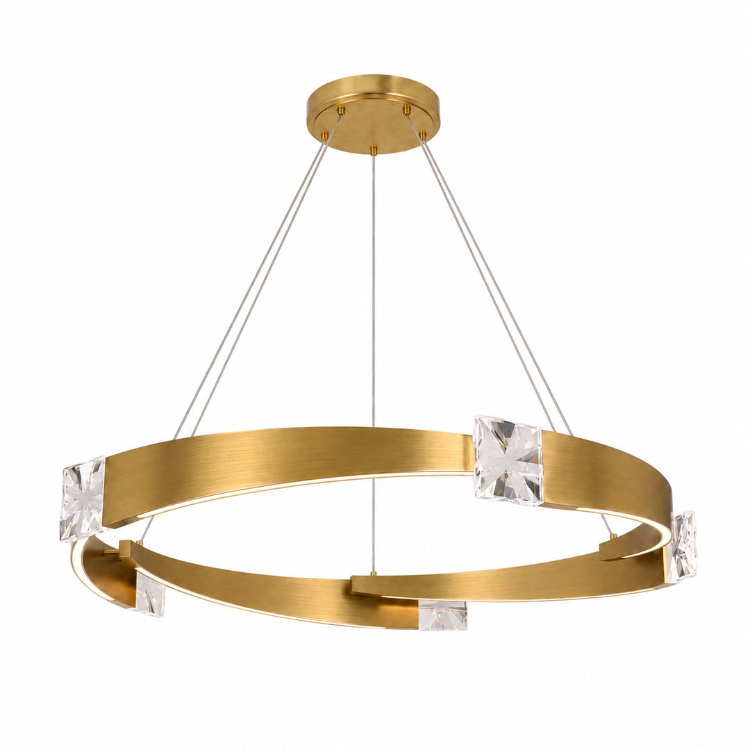 Arcus Segmental Crystal Chandelier by Zeev - view 32