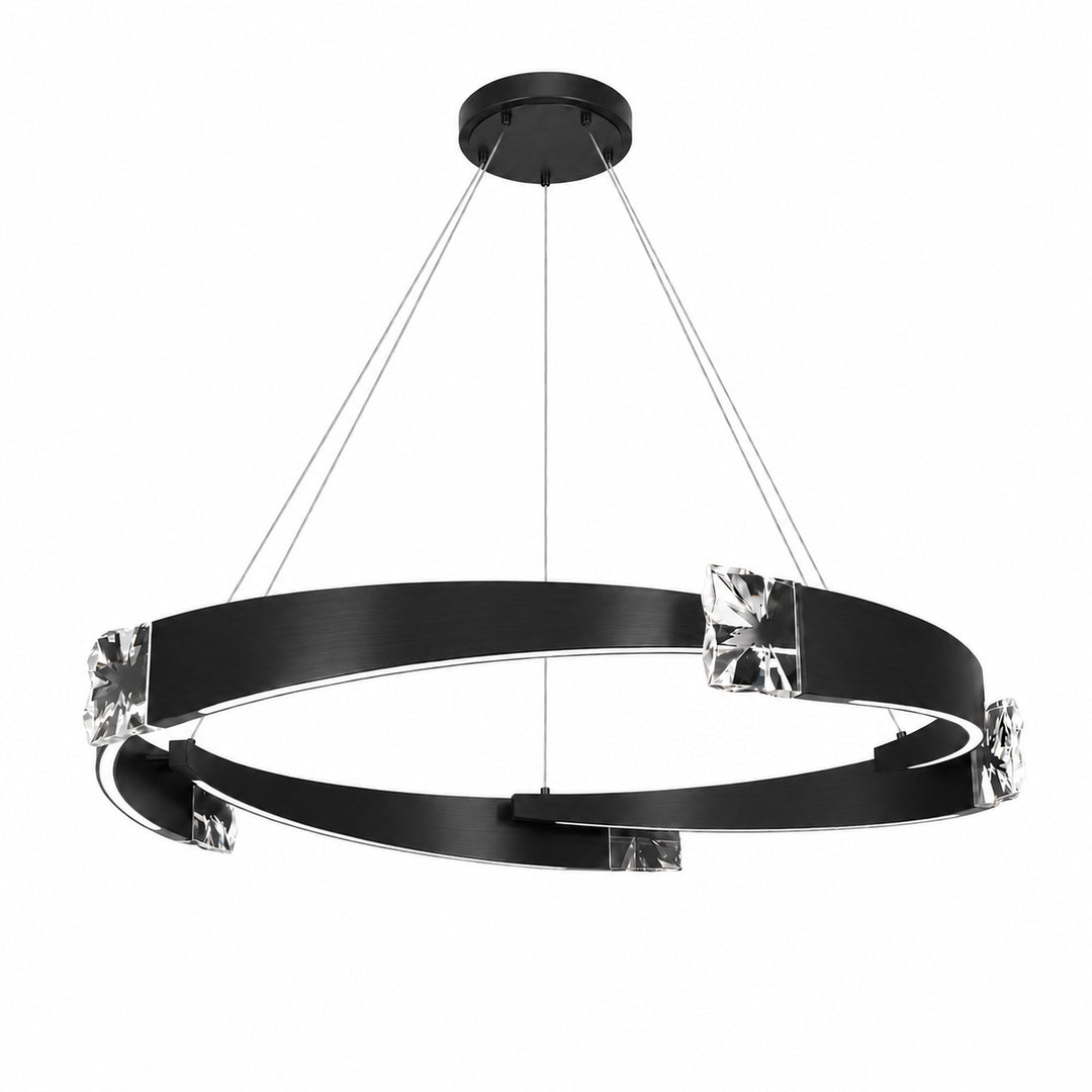 Arcus Segmental Crystal Chandelier by Zeev - view 41