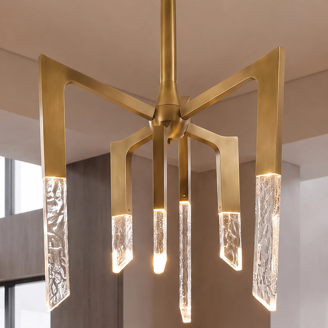 Valenza Reversible Water Glass Chandelier by Zeev - view 4