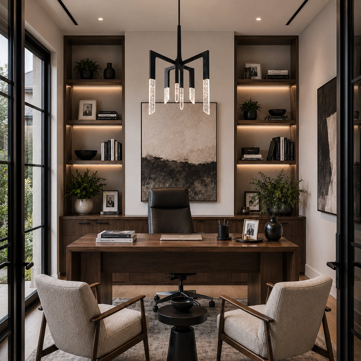 Valenza Reversible Water Glass Chandelier by Zeev - view 13