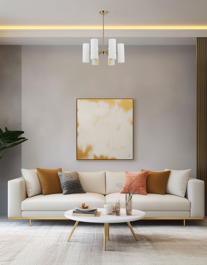 Cleta 6 Light Chandelier by Dainolite - view 2