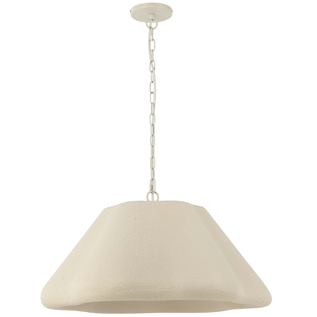 Cecilia 1 Light Pendant in Matte Beige by Dainolite