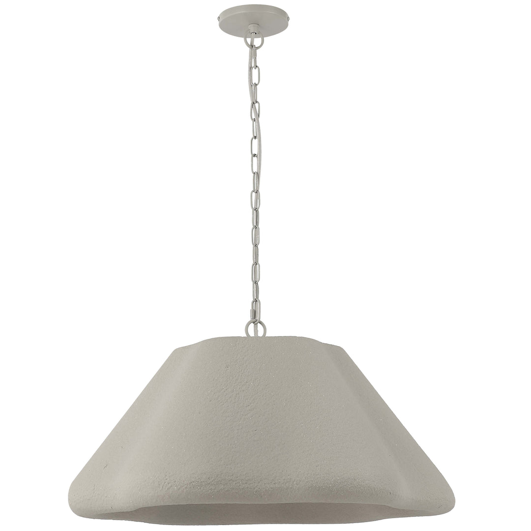 Cecilia 1 Light Pendant in Matte Linen by Dainolite