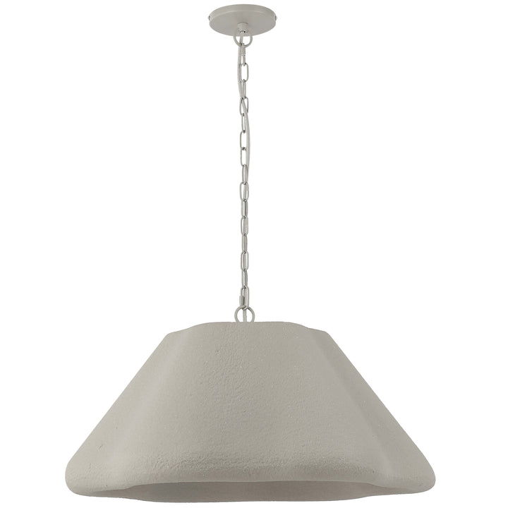 Cecilia 1 Light Pendant in Matte Linen by Dainolite