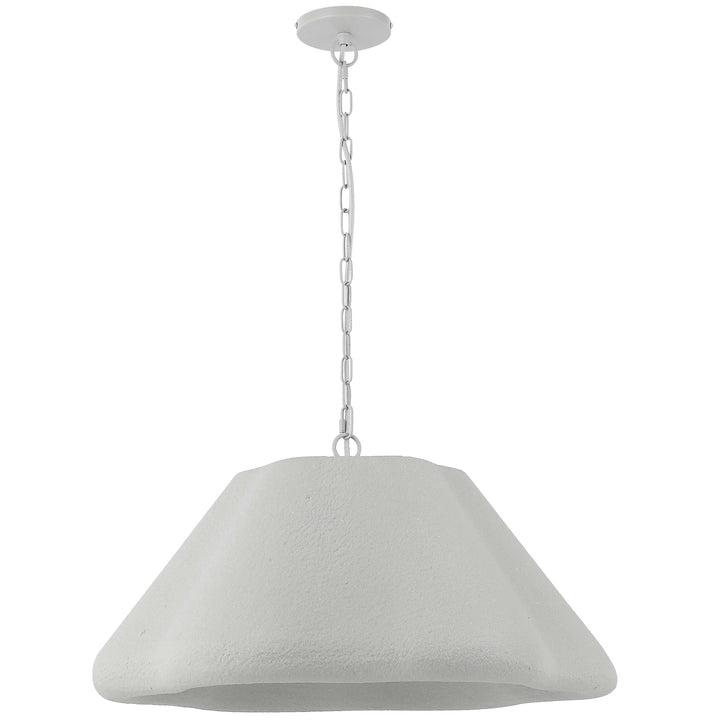 Cecilia 1 Light Pendant in Matte White by Dainolite