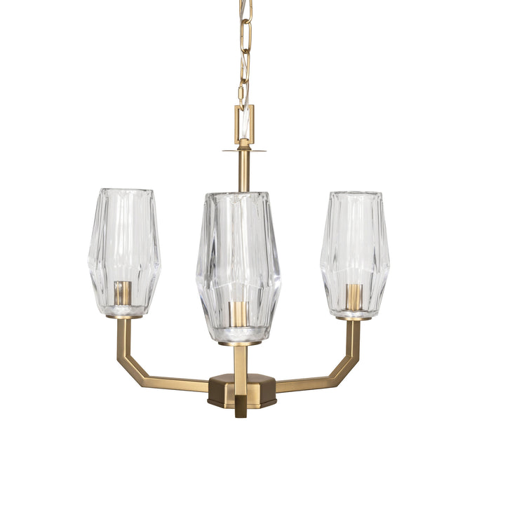 Vespera Chandelier in Champagne Gold by Russell