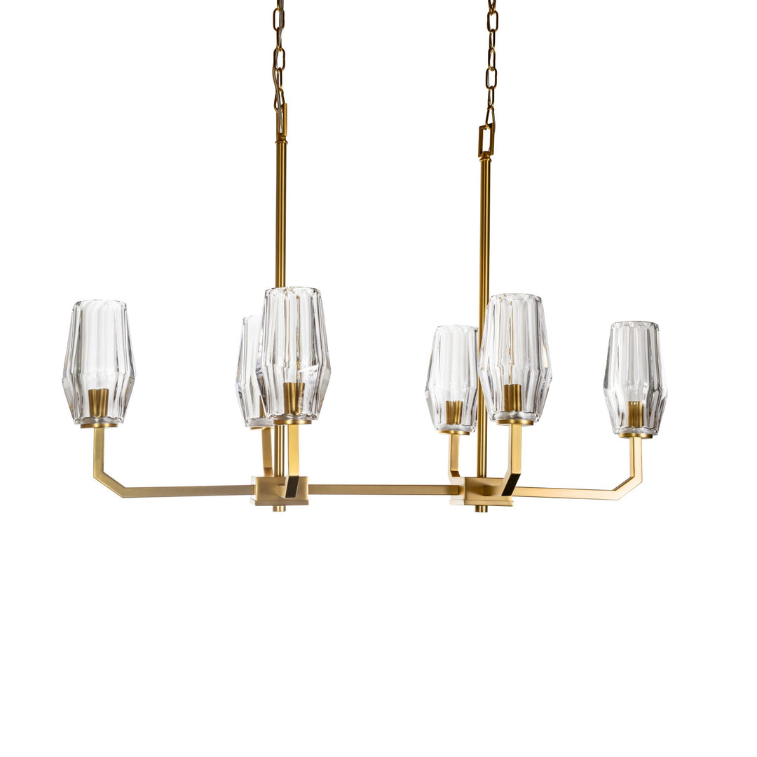 Vespera Chandelier in Champagne Gold by Russell