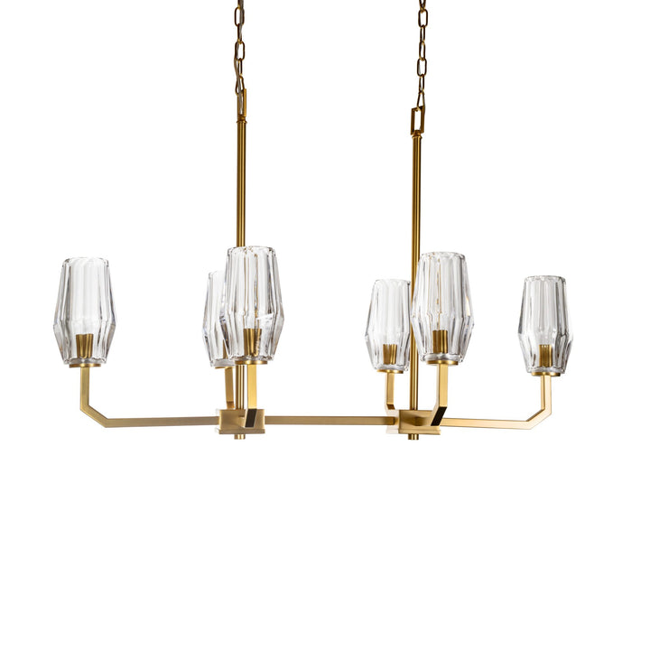 Vespera Chandelier in Champagne Gold by Russell