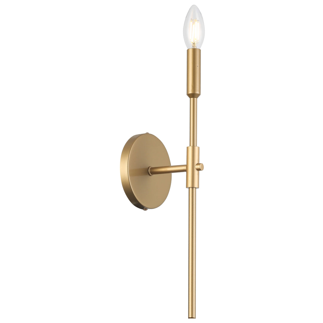 Cinthia 1 Light Wall Sconce in Aged Brass by Dainolite