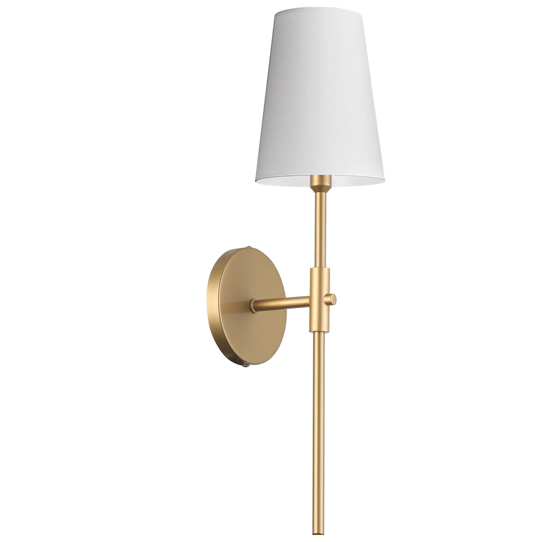 Cinthia 1 Light Wall Sconce (CIN-211W) in Aged Brass by Dainolite