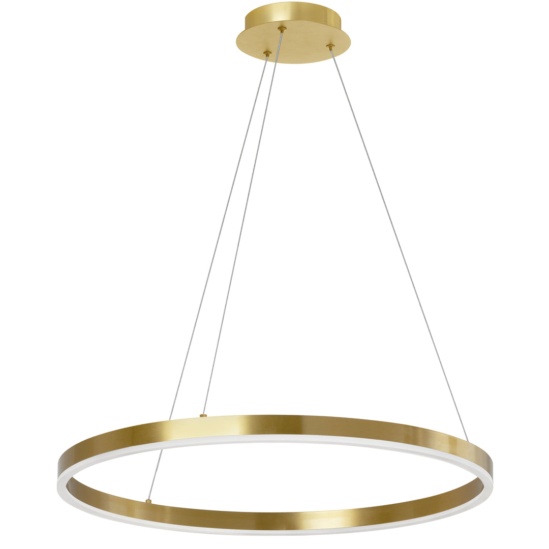 Circulo 30W Chandelier in Aged Brass by Dainolite