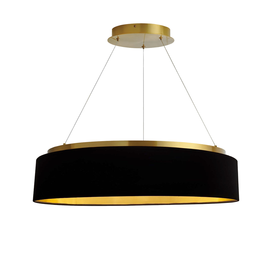 Circulo 34W Chandelier in Black by Dainolite