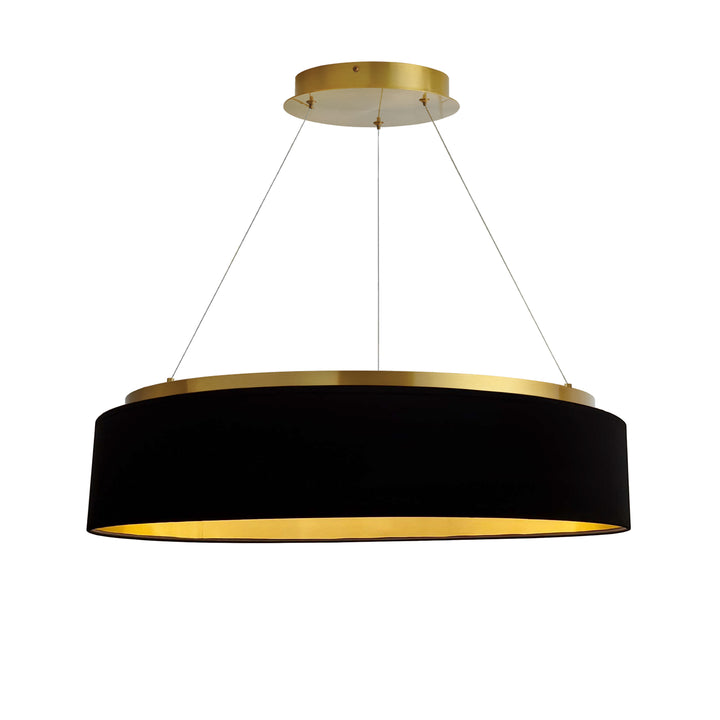 Circulo 34W Chandelier in Black by Dainolite