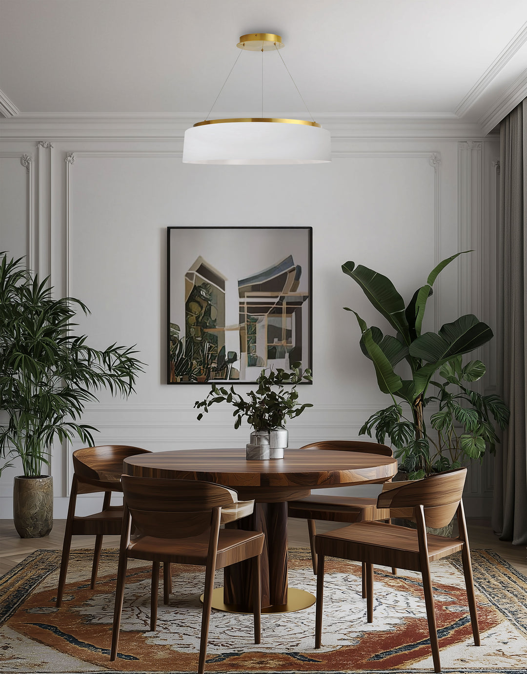 Circulo 34W Chandelier by Dainolite - view 4