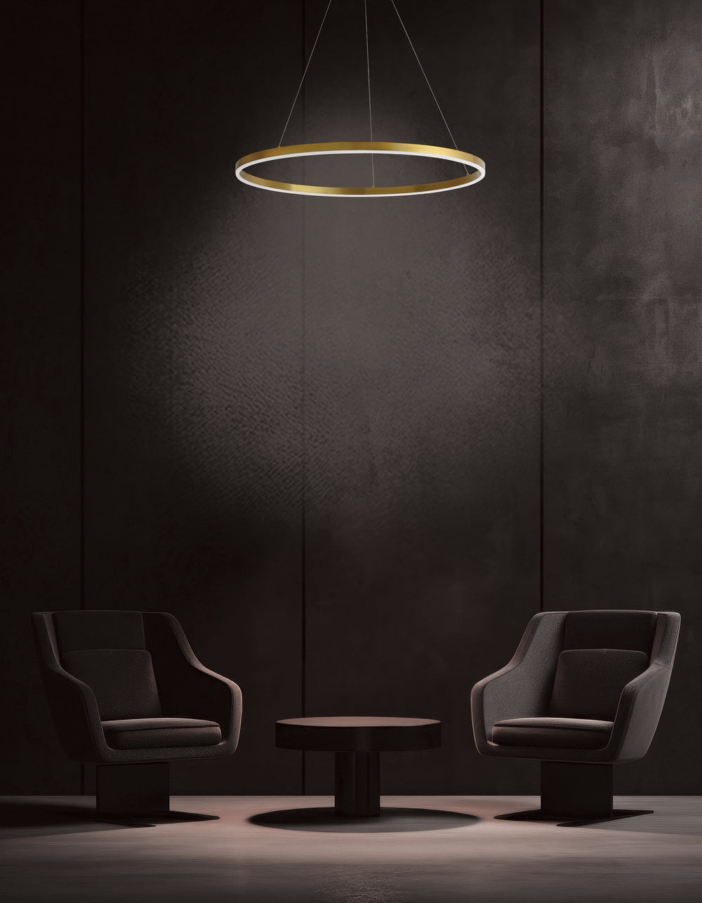 Circulo 58W Chandelier by Dainolite - view 2