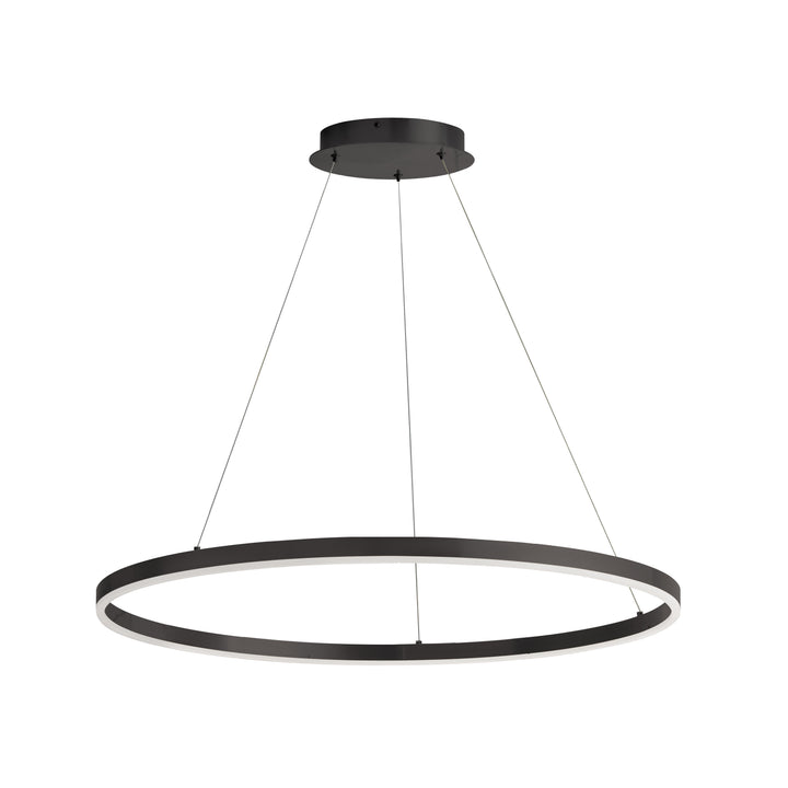 Circulo 58W Chandelier in Matte Black by Dainolite