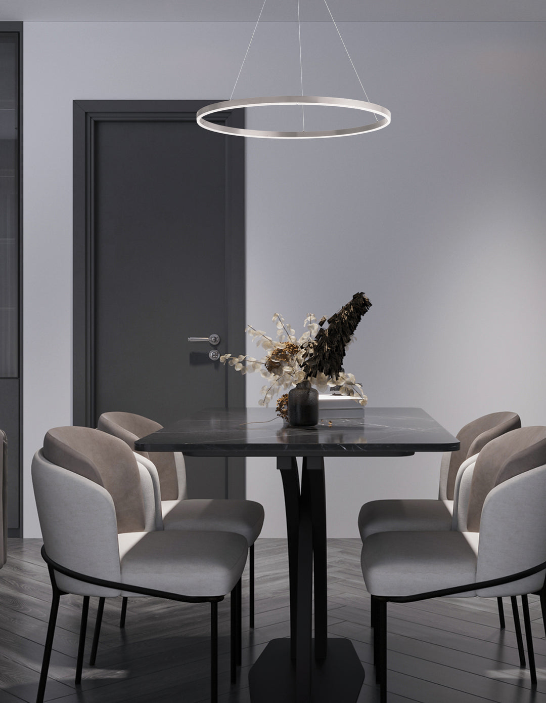Circulo 58W Chandelier by Dainolite - view 6