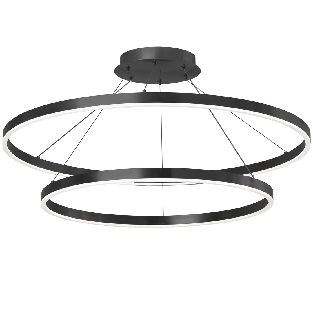Circulo 103W Chandelier in Matte Black by Dainolite