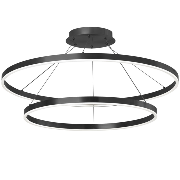 Circulo 103W Chandelier in Matte Black by Dainolite