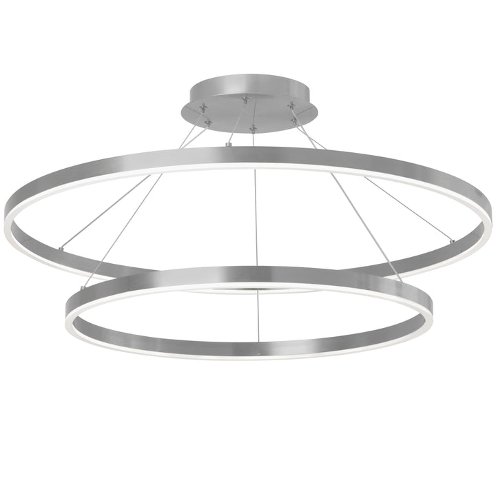 Circulo 103W Chandelier in Silver by Dainolite