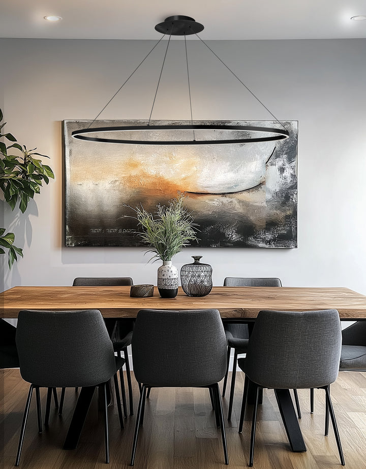 Circulo 56W Horizontal Chandelier by Dainolite - view 3