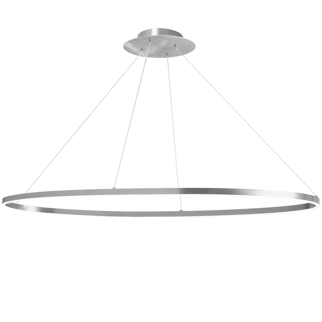 Circulo 56W Horizontal Chandelier in Silver by Dainolite
