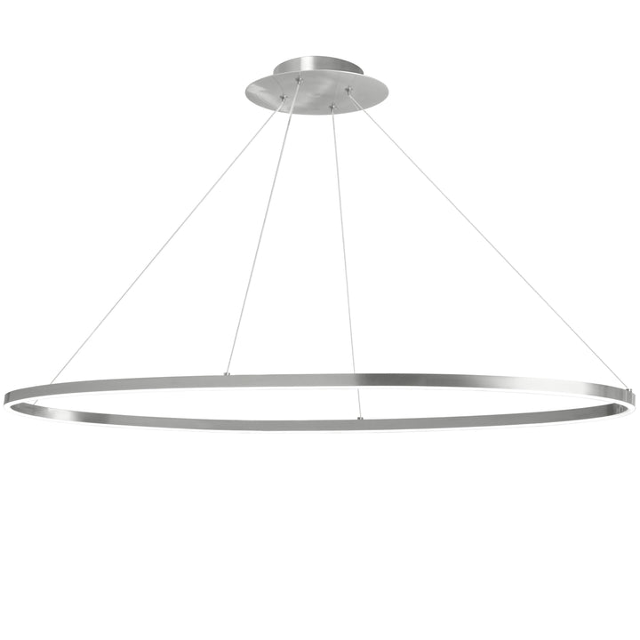 Circulo 56W Horizontal Chandelier in Silver by Dainolite