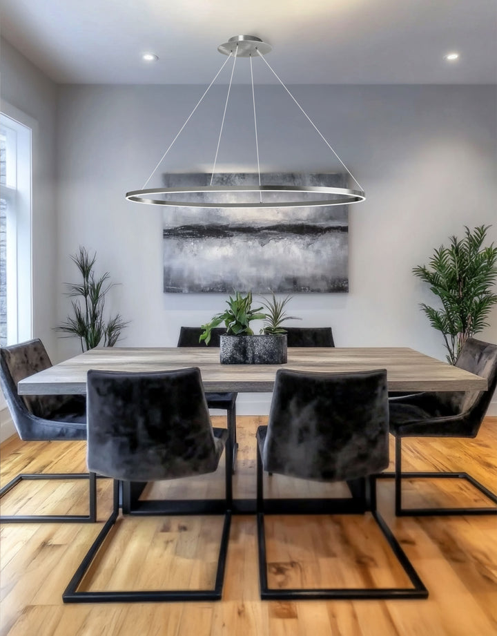 Circulo 56W Horizontal Chandelier by Dainolite - view 5