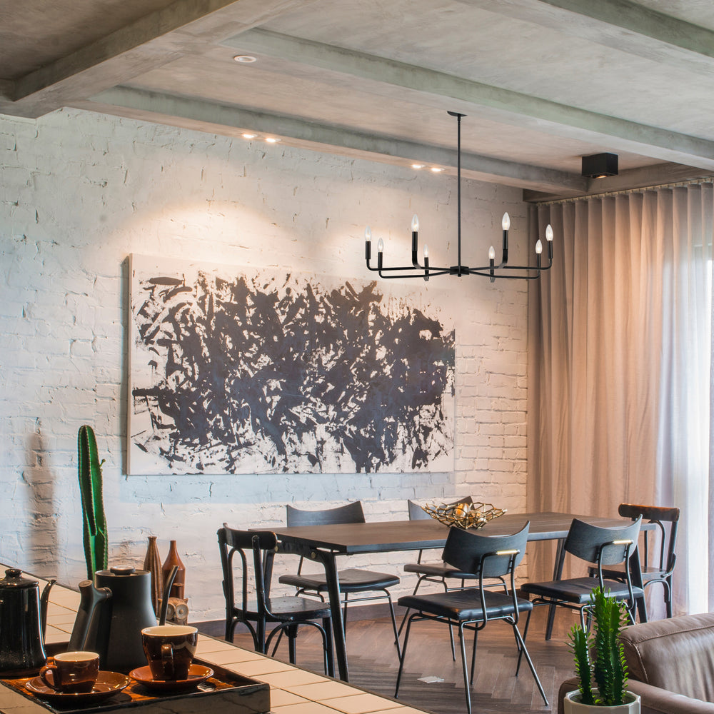 Colette 8 Light Incandescent Chandelier by Dainolite - view 2