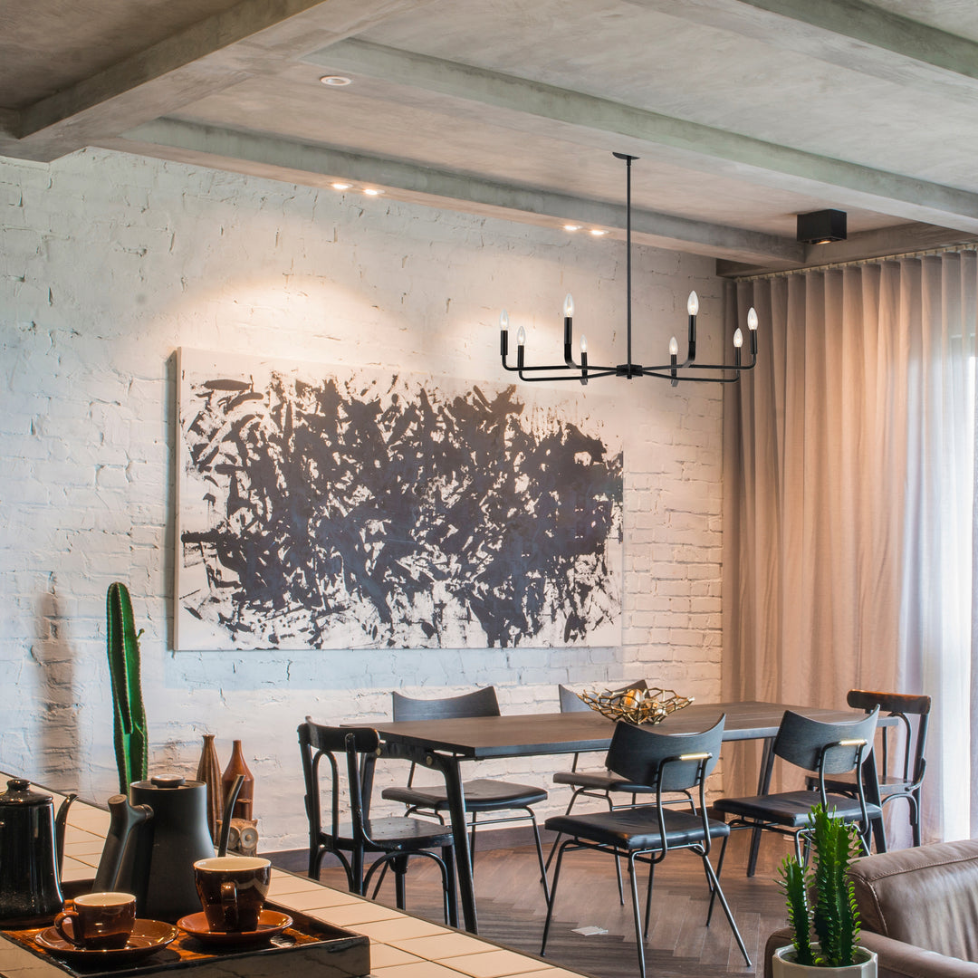 Colette 8 Light Incandescent Chandelier by Dainolite - view 2