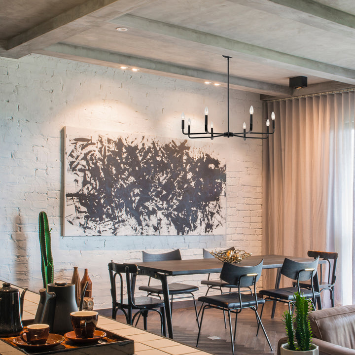 Colette 8 Light Incandescent Chandelier by Dainolite - view 2