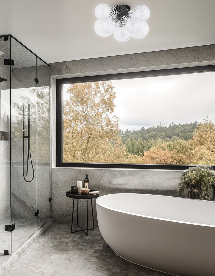 Charlize 3 Light Flush Mount by Dainolite - view 4