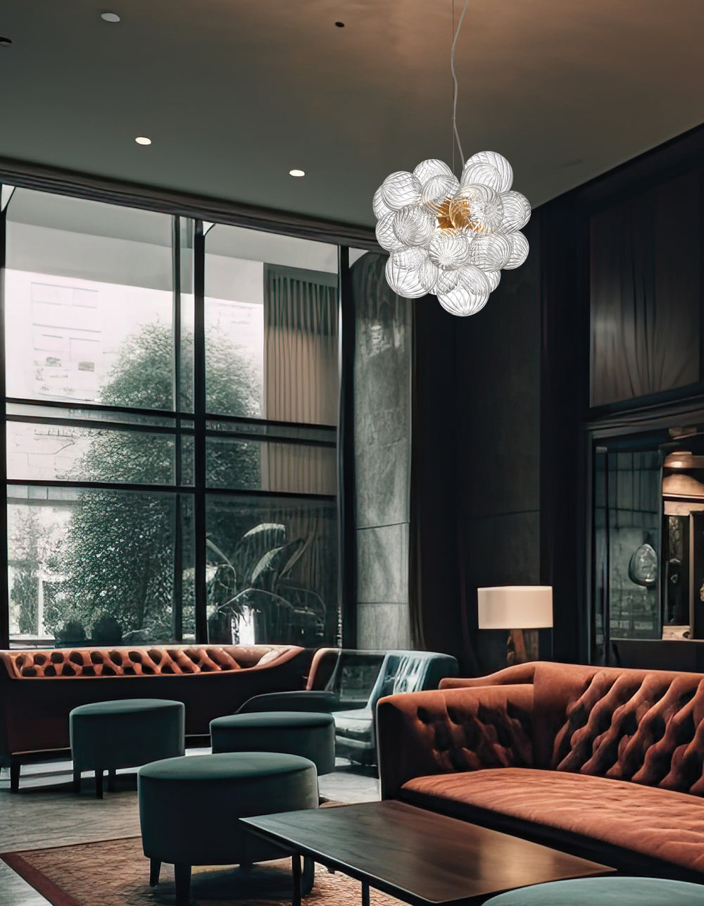 Charlize 6 Light Pendant by Dainolite - view 2
