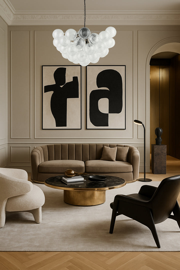 Charlize 12 Light Chandelier by Dainolite - view 3