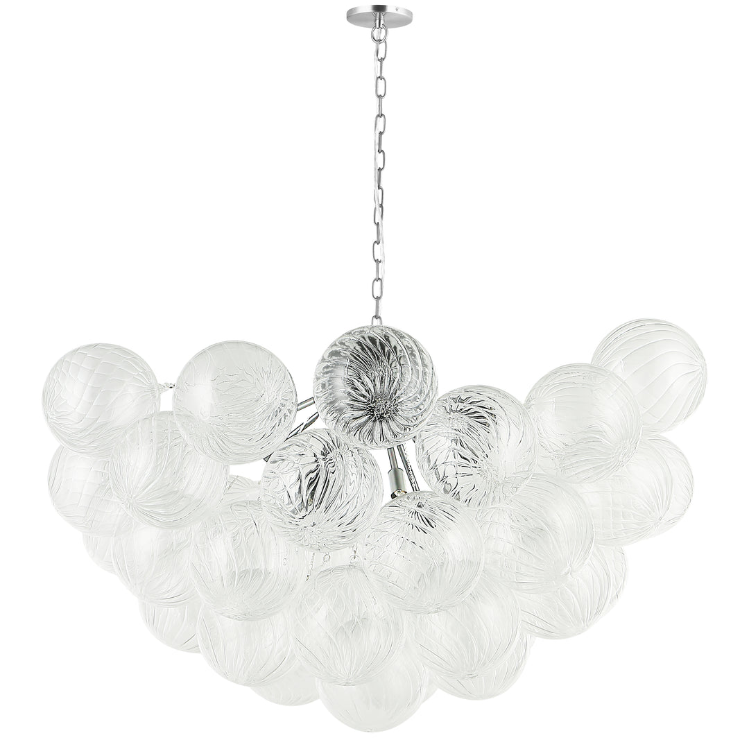 Charlize 12 Light Chandelier in Polished Chrome by Dainolite