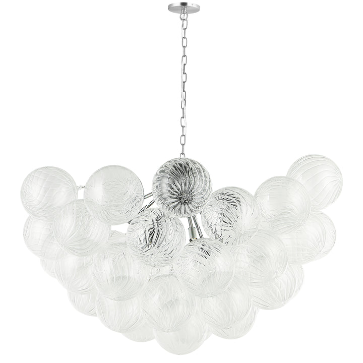 Charlize 12 Light Chandelier in Polished Chrome by Dainolite