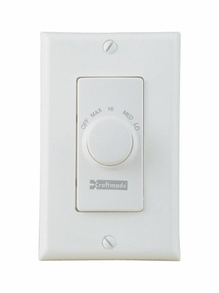 4 Speed Fan Control with Decorative Plate by Craftmade