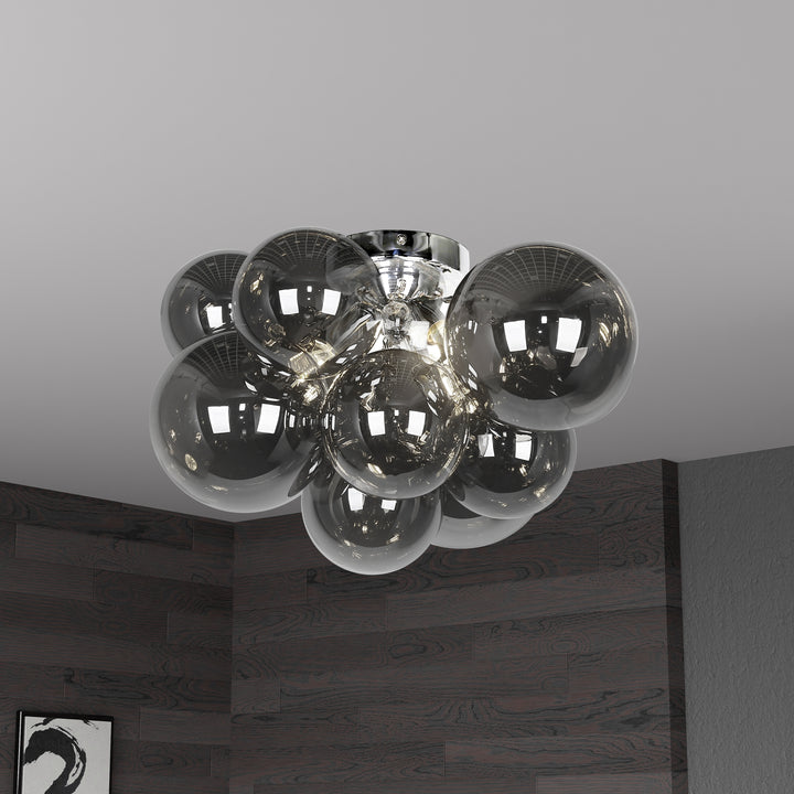 Comet 3 Light Halogen Flush Mount by Dainolite - view 8