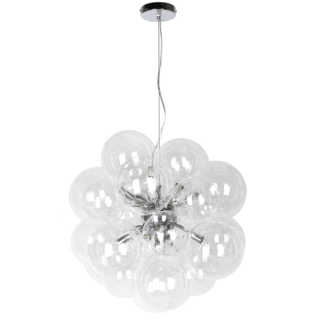 Comet 6 Light Halogen Pendant in Polished Chrome by Dainolite
