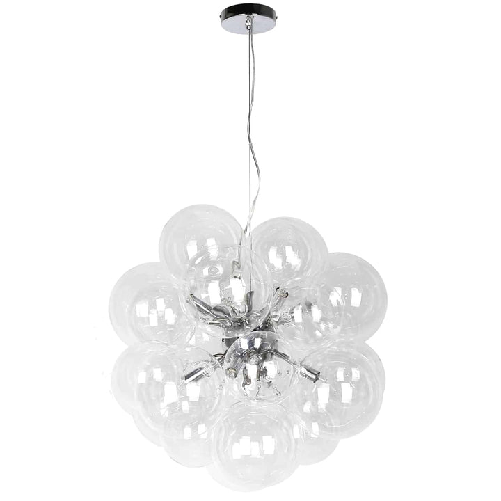 Comet 6 Light Halogen Pendant in Polished Chrome by Dainolite