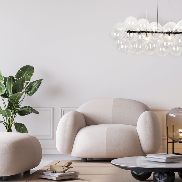 Comet 10 Light Halogen Horizontal Pendant by Dainolite - view 3